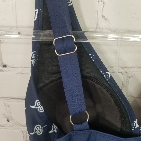 Perona Bailey V-Neck baithing suit navy and white - Picture 7 of 8